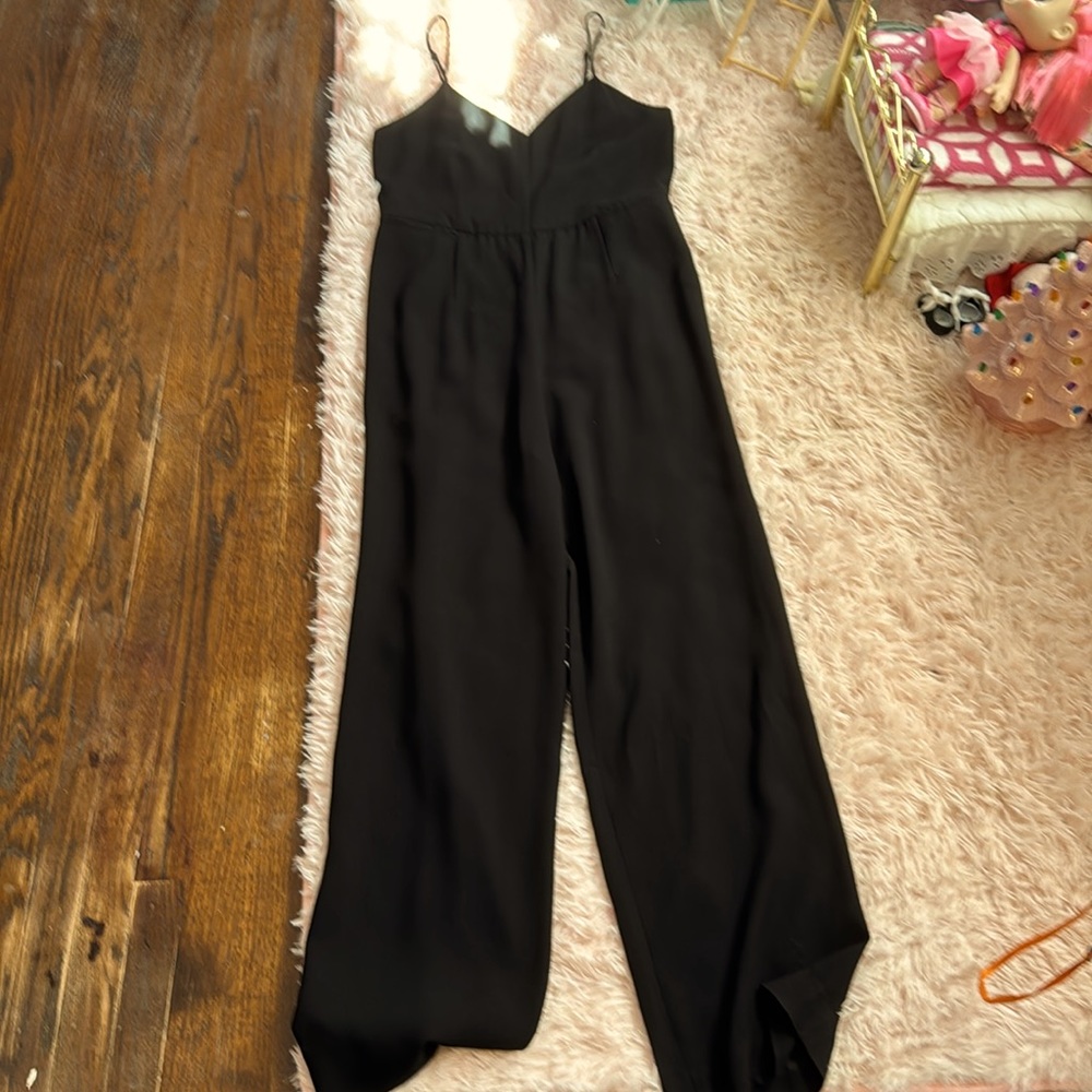Anthropologie black jumpsuit size 2 but fits more like a 4/6.